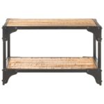Table basse 60x60x35 cm Bois de manguier massif – Image 3