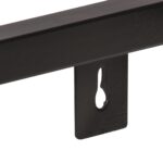 Étagères murales 2 pcs 40 cm Bois de manguier brut – Image 4