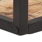 Étagères murales 2 pcs 40 cm Bois de manguier brut – Image 5