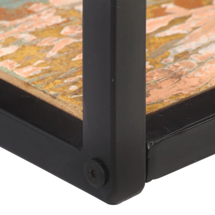 Étagères murales 2 pcs 40 cm Bois de récupération massif – Image 5