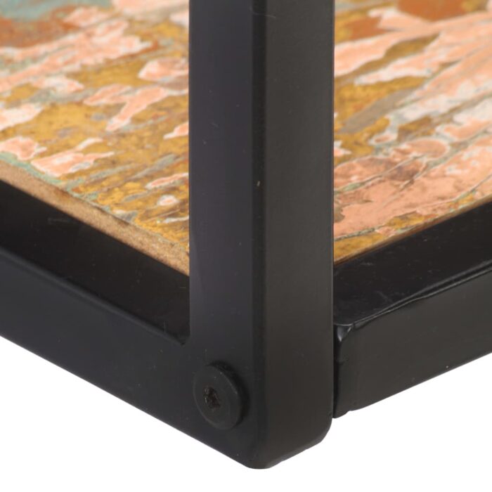 Étagères murales 2 pcs 80 cm Bois de récupération massif – Image 5