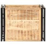 Table d'appoint 40x30x40 cm Bois de manguier brut – Image 2