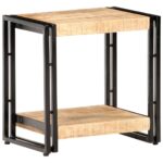 Table d'appoint 40x30x40 cm Bois de manguier brut – Image 7