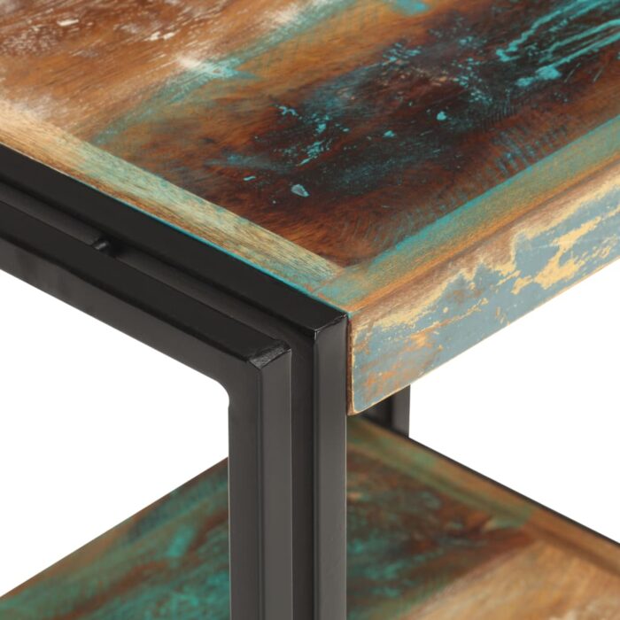 Table d'appoint 40x30x40 cm Bois de récupération massif – Image 3