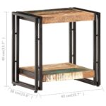 Table d'appoint 40x30x40 cm Bois de récupération massif – Image 4