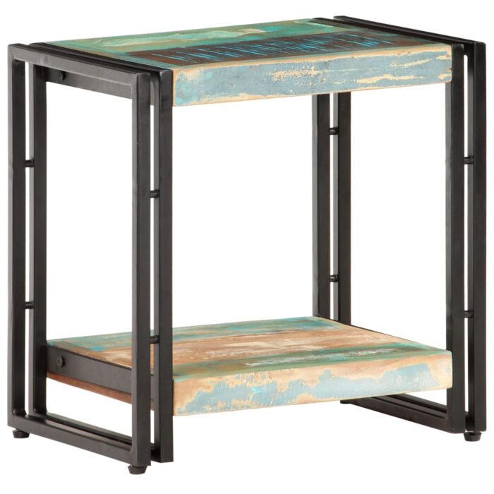 Table d'appoint 40x30x40 cm Bois de récupération massif – Image 5