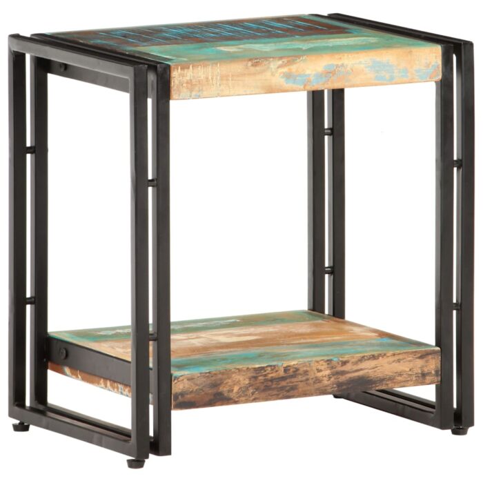 Table d'appoint 40x30x40 cm Bois de récupération massif – Image 6