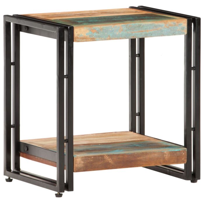 Table d'appoint 40x30x40 cm Bois de récupération massif – Image 7