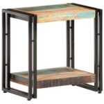 Table d'appoint 40x30x40 cm Bois de récupération massif – Image 8