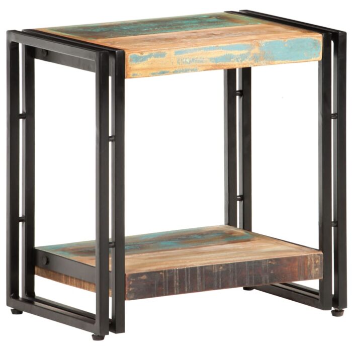 Table d'appoint 40x30x40 cm Bois de récupération massif – Image 8