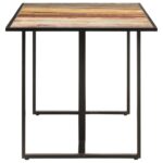 Table de salle à manger 160 cm Bois de récupération massif – Image 3