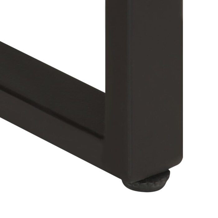 Table de salle à manger 180 cm Bois de manguier brut – Image 5