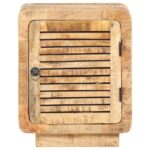 Table de chevet 40x30x50 cm Bois de manguier brut – Image 3