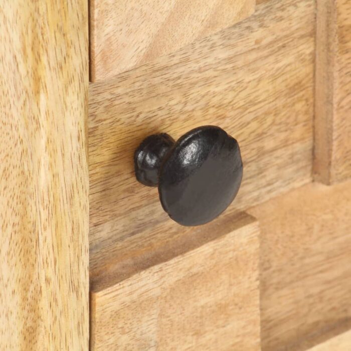 Table de chevet 40x30x45 cm Bois de manguier solide – Image 2