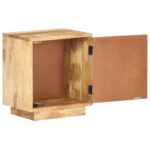 Table de chevet 40x30x45 cm Bois de manguier solide – Image 3