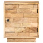 Table de chevet 40x30x45 cm Bois de manguier solide – Image 4