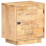 Table de chevet 40x30x45 cm Bois de manguier solide – Image 9