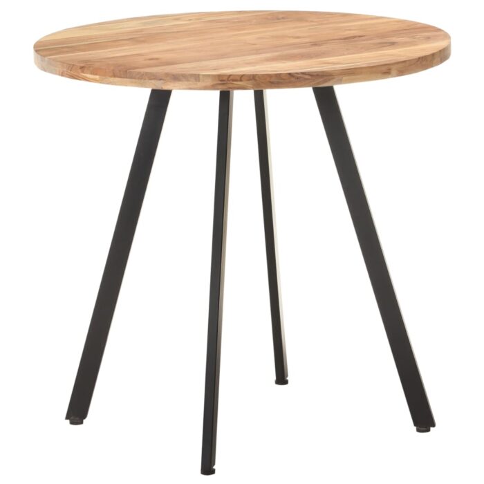 Table de salle à manger 80 cm Bois d'acacia solide – Image 6