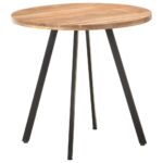 Table de salle à manger 80 cm Bois d'acacia solide – Image 7