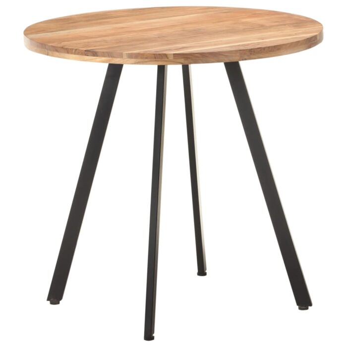 Table de salle à manger 80 cm Bois d'acacia solide – Image 7