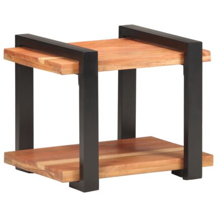 Table de chevet 50x40x40 cm Bois d'acacia massif