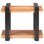 Table de chevet 50x40x40 cm Bois d'acacia massif – Image 2