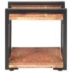 Table de chevet 50x40x40 cm Bois d'acacia massif – Image 3
