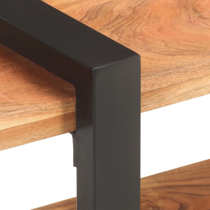 Table de chevet 50x40x40 cm Bois d'acacia massif – Image 5