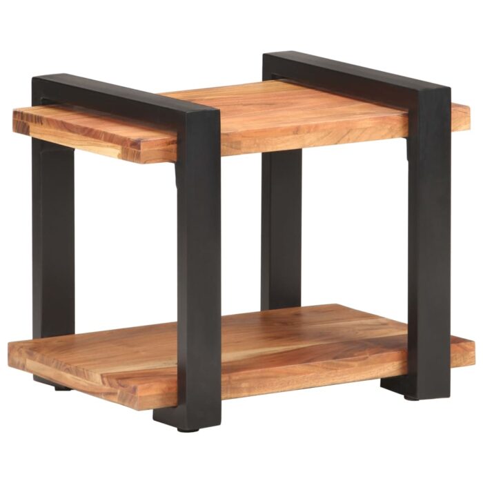 Table de chevet 50x40x40 cm Bois d'acacia massif – Image 7