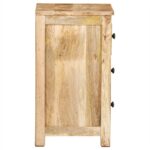 Table de chevet 45x35x60 cm Bois de manguier massif – Image 4