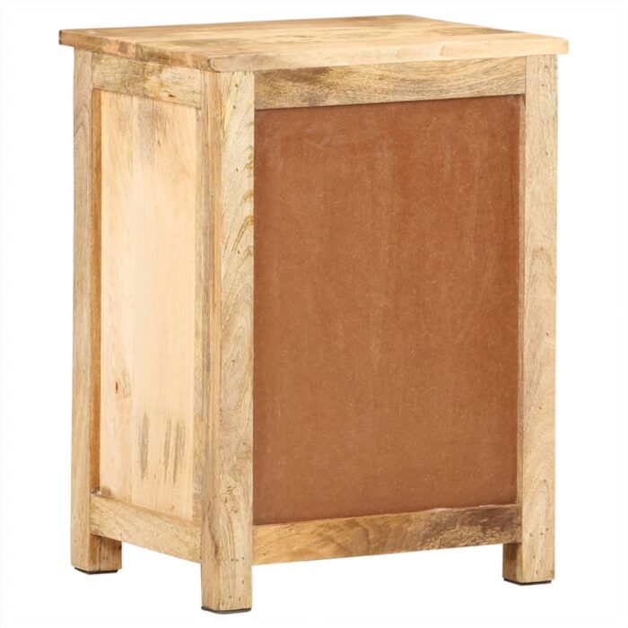 Table de chevet 45x35x60 cm Bois de manguier massif – Image 5