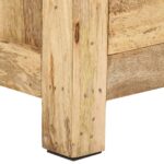 Table de chevet 45x35x60 cm Bois de manguier massif – Image 7