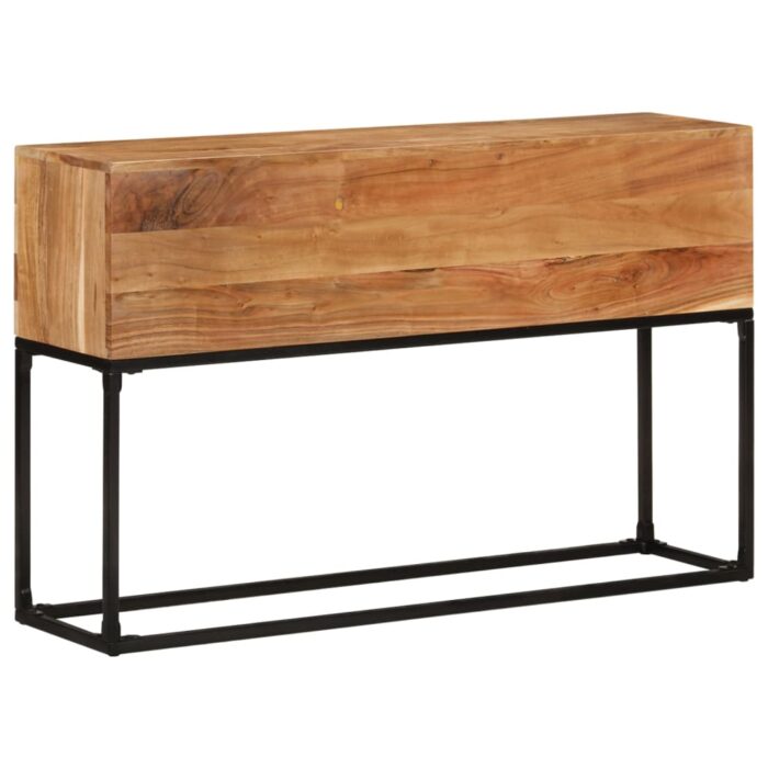 Table console 120x30x75 cm Bois d'acacia massif – Image 1