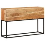 Table console 120x30x75 cm Bois d'acacia massif – Image 10