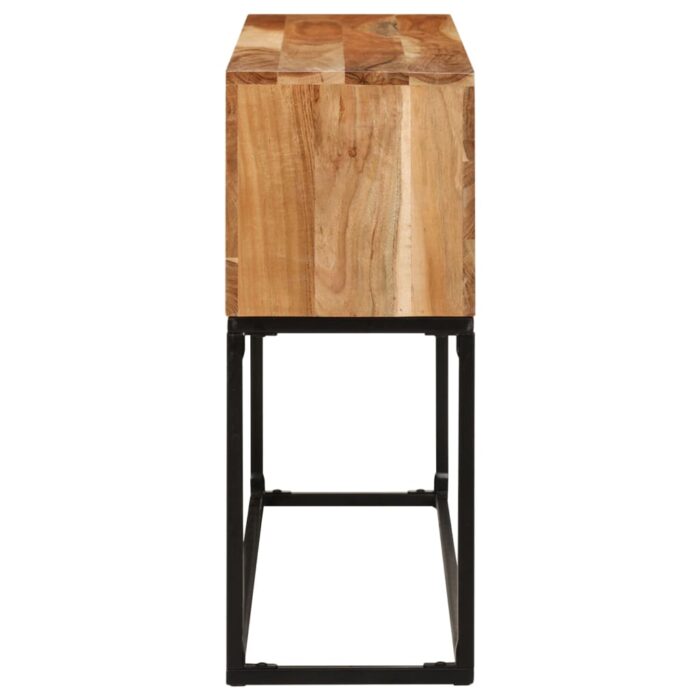 Table console 120x30x75 cm Bois d'acacia massif – Image 2
