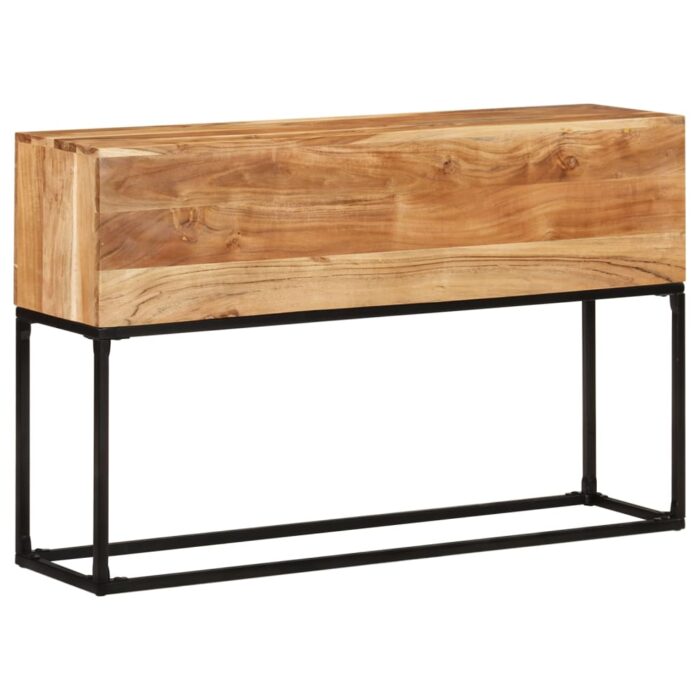Table console 120x30x75 cm Bois d'acacia massif – Image 8