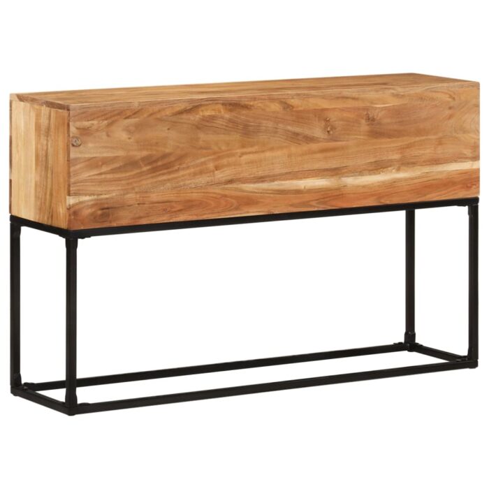 Table console 120x30x75 cm Bois d'acacia massif – Image 9
