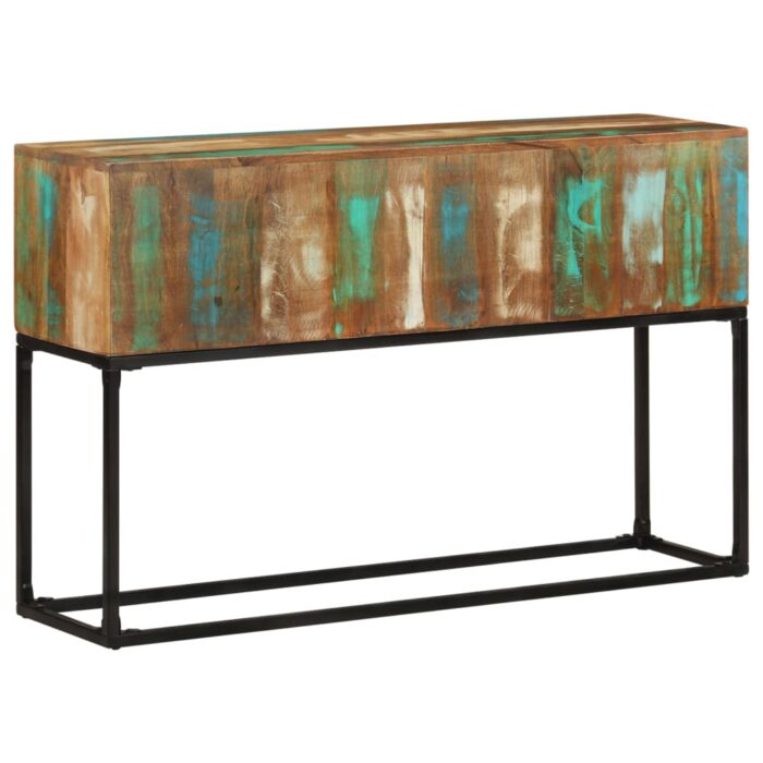 Table console 120x30x75 cm Bois de récupération massif – Image 1