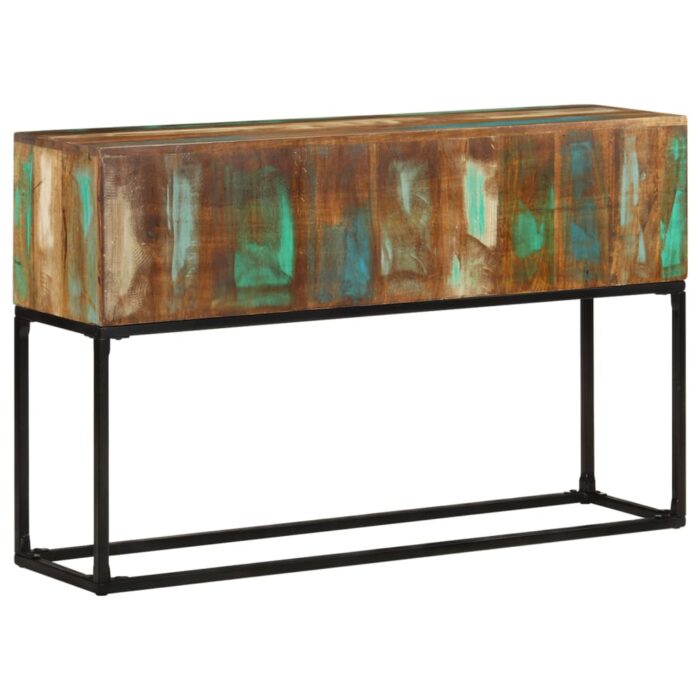 Table console 120x30x75 cm Bois de récupération massif – Image 10