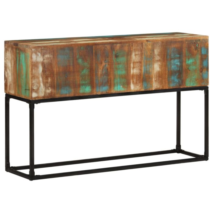 Table console 120x30x75 cm Bois de récupération massif – Image 8