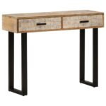 Table console 100x30x75 cm Bois de manguier massif
