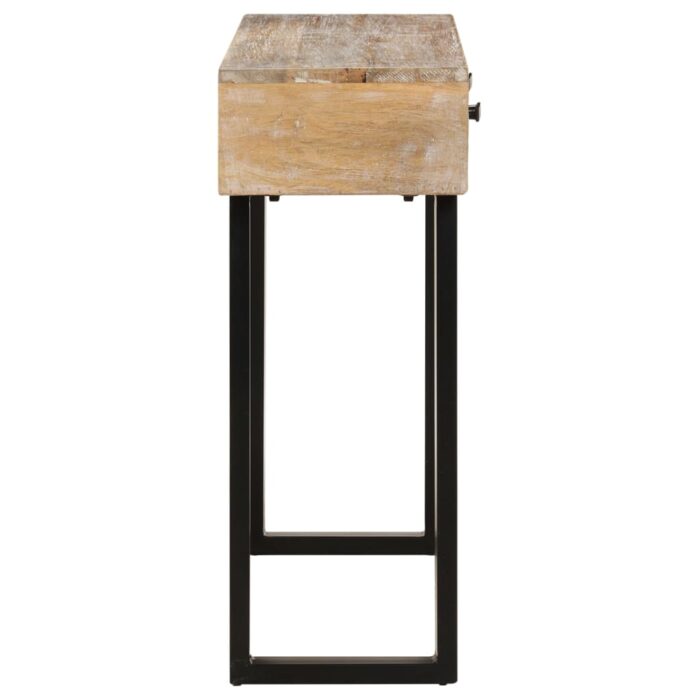 Table console 100x30x75 cm Bois de manguier massif – Image 2