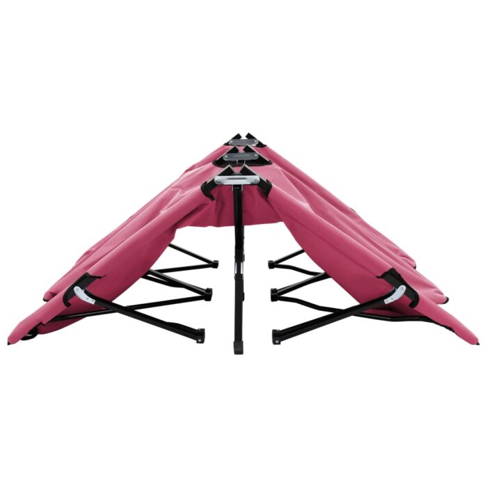 VXL8720286073032_g_en_hd_3.jpg Chaise longue pliable 2 places rose acier – Image 3