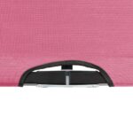 Chaise longue pliable 2 places rose acier – Image 4