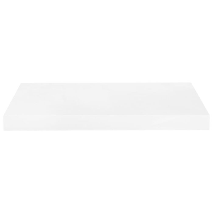 Étagère murale flottante 4 pcs Blanc brillant 50x23x3,8 cm MDF – Image 3