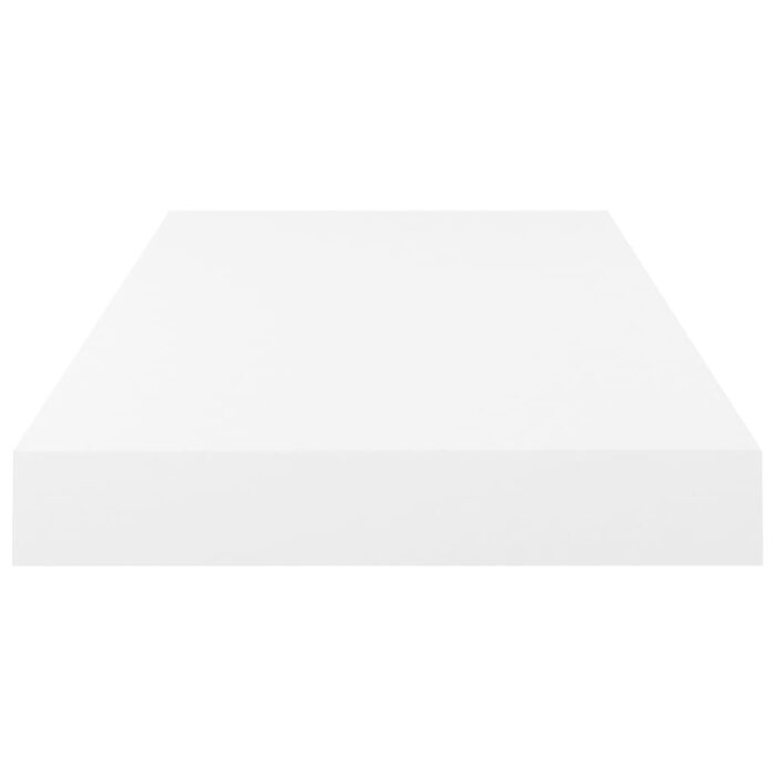 Étagère murale flottante 4 pcs Blanc brillant 50x23x3,8 cm MDF – Image 4