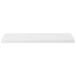 Étagère murale flottante 4 pcs Blanc brillant 90x23,5x3,8cm MDF – Image 3
