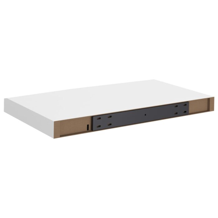 Étagères murales flottantes 2 pcs blanc 50x23x3,8 cm MDF – Image 6