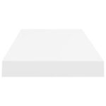 Étagères murales flottantes 4 pcs blanc 60x23,5x3,8 cm MDF – Image 4