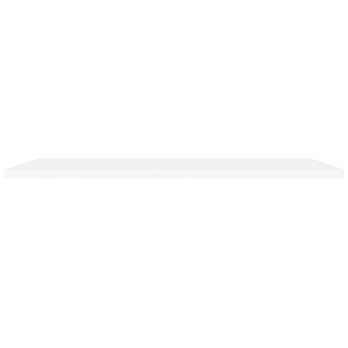 Étagères murales flottantes 4 pcs blanc 120x23,5x3,8 cm MDF – Image 3
